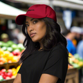 Red and Black Kimo Jeepaz Adjustable Hat