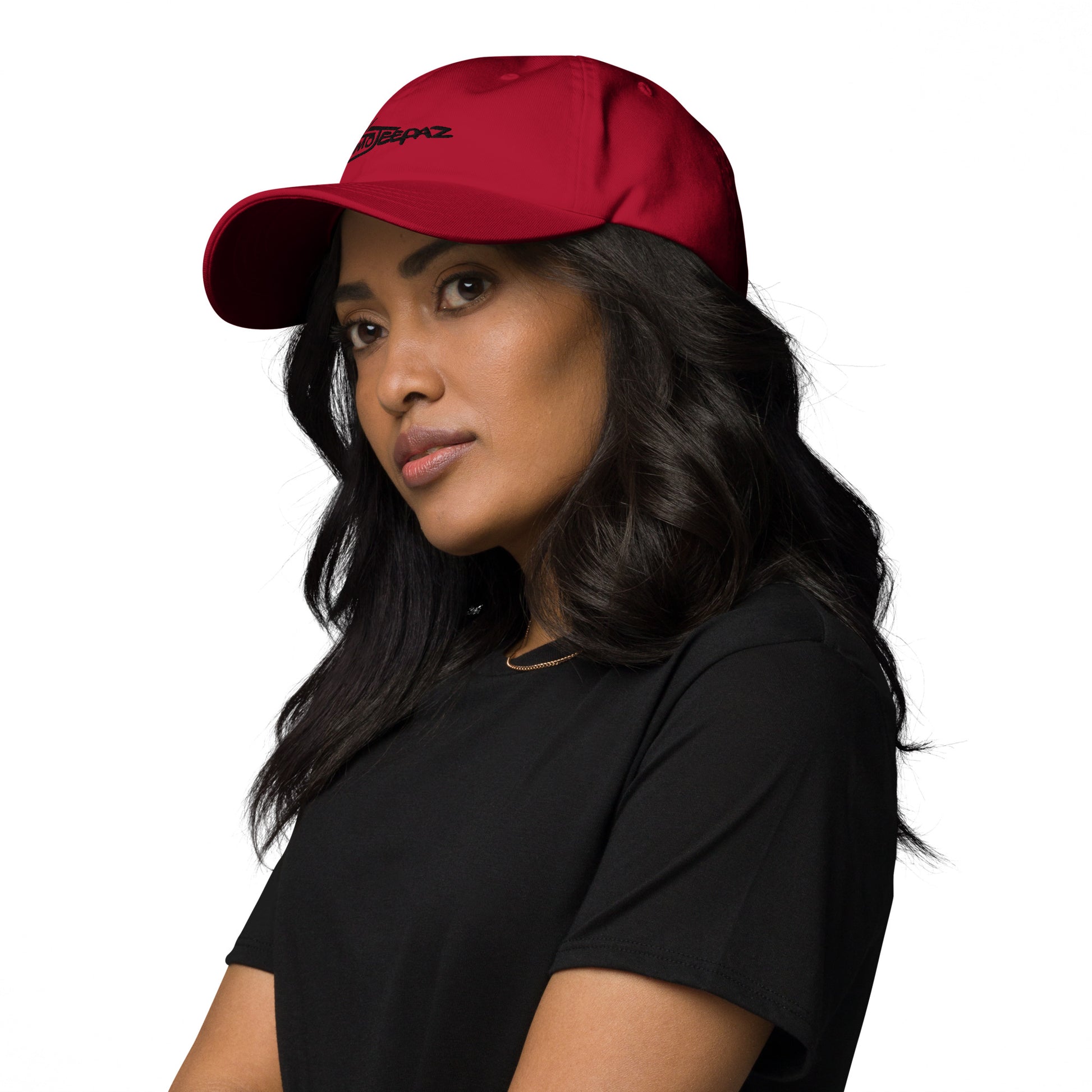 Red and Black Kimo Jeepaz Adjustable Hat