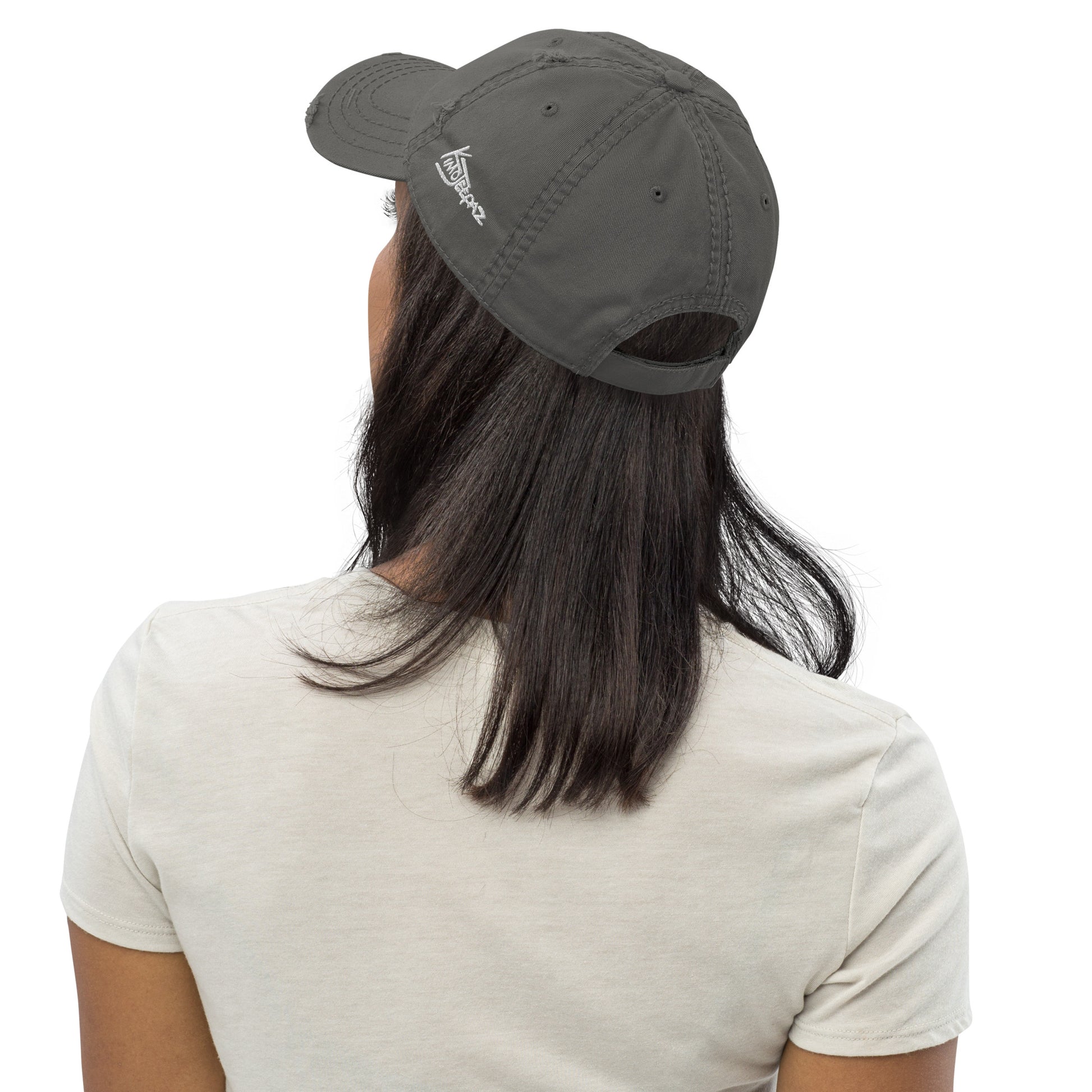 Charcoal Distressed Kimo Jeepaz Adjustable Hat