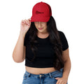 Red and Black Kimo Jeepaz Meshed Back Truck-Fit Cap