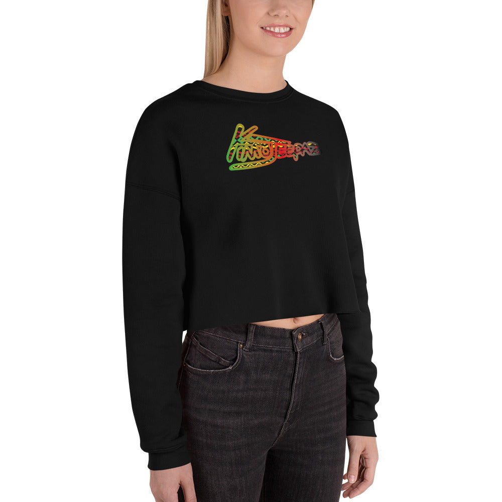 black Kimo Jeepaz Women's Cropped Jumper