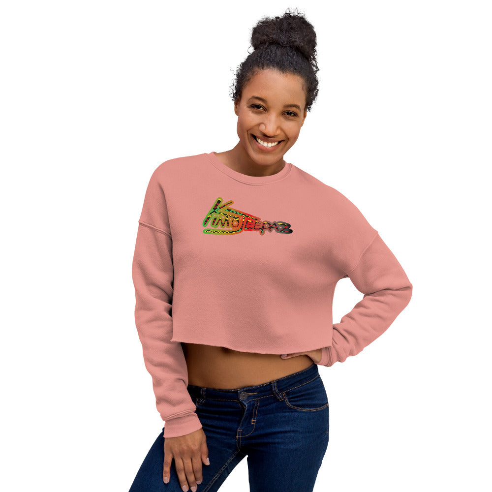 mauve Kimo Jeepaz Women's Cropped Jumper
