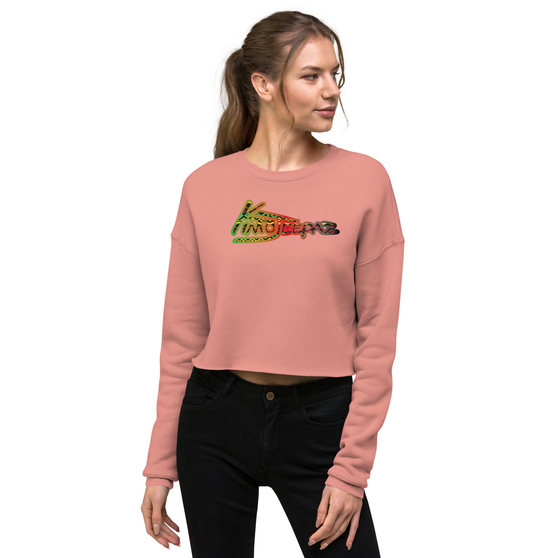 mauve Kimo Jeepaz Women's Cropped Jumper