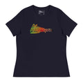 Women’s Kimo Jeepaz navy top – premium dancehall clothing UK